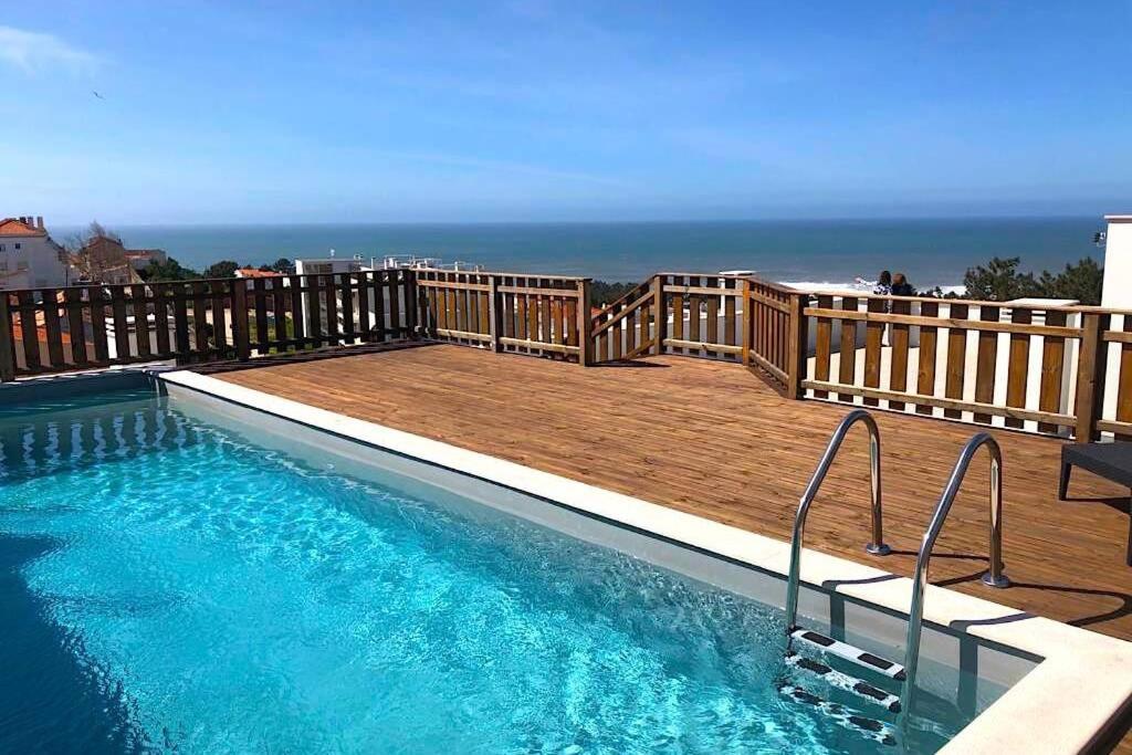 Terracos Do Mar - Rooftop Pool With Sea View Nazare Exterior photo