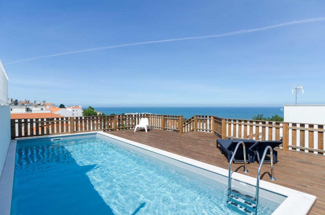 Terracos Do Mar - Rooftop Pool With Sea View Nazare Exterior photo